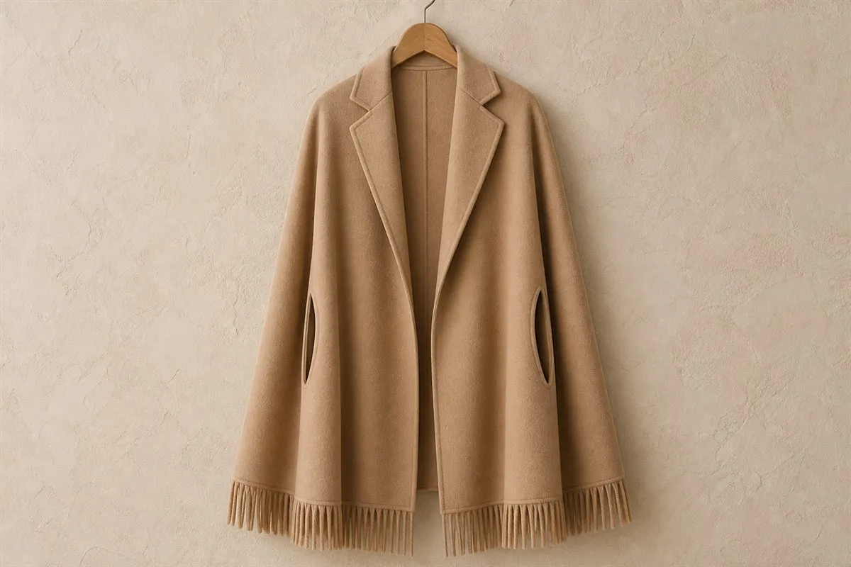 Iconic Cape Oversize en Pure Laine — Iconic