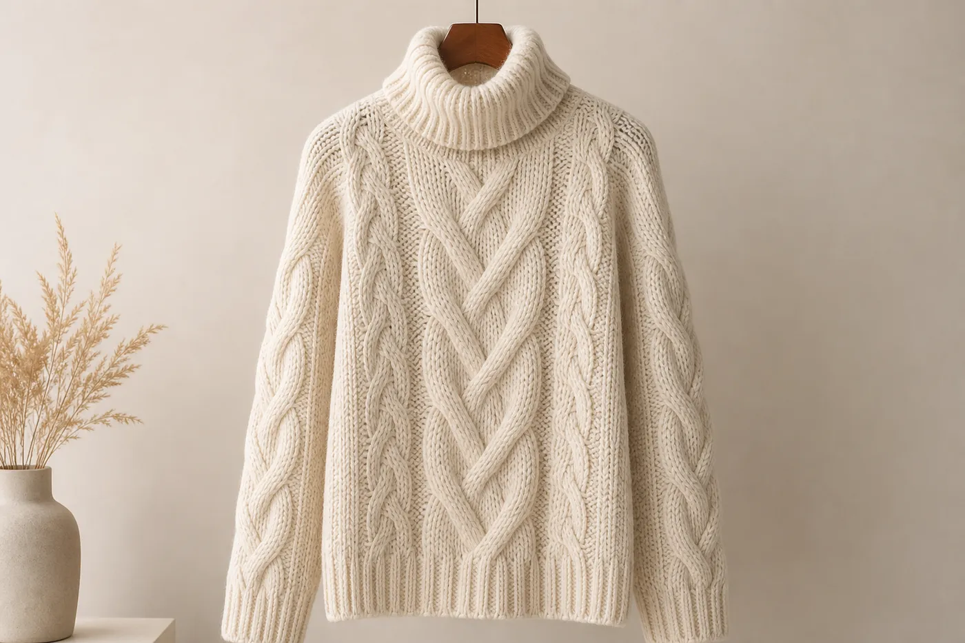 Signature Cable-Knit Wool Jumper